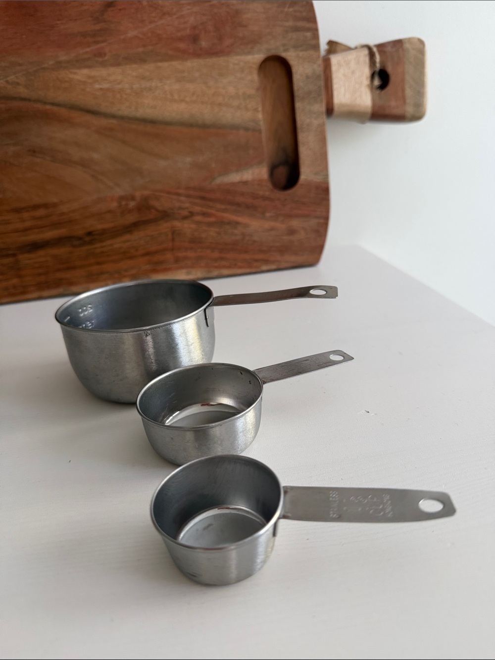 Stainless Steel Vintage Nesting Measuring Cups (3) Hong Kong